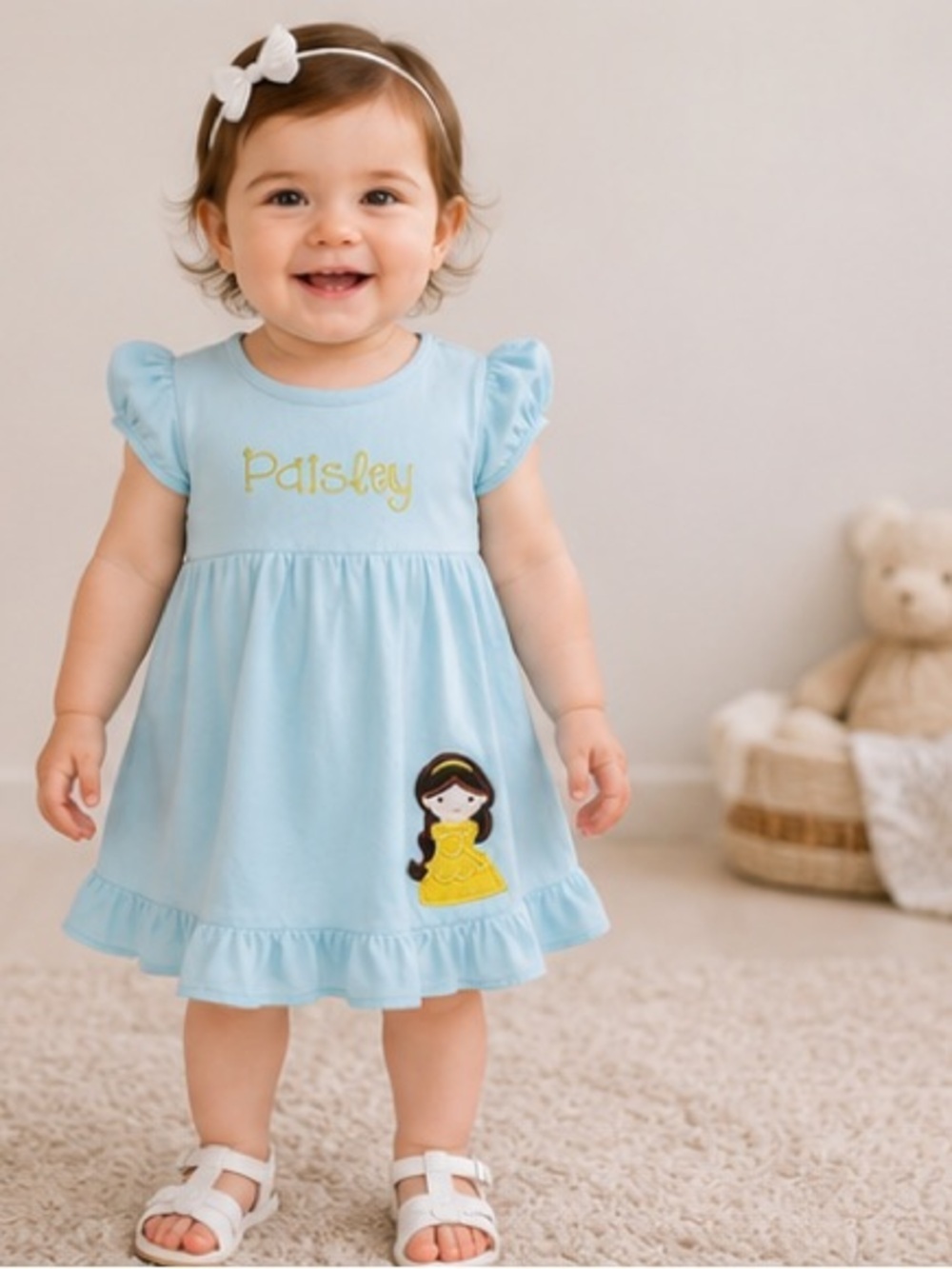 “Paisley” Dress with Princess Belle